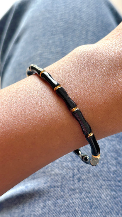 Black Bamboo Cuff