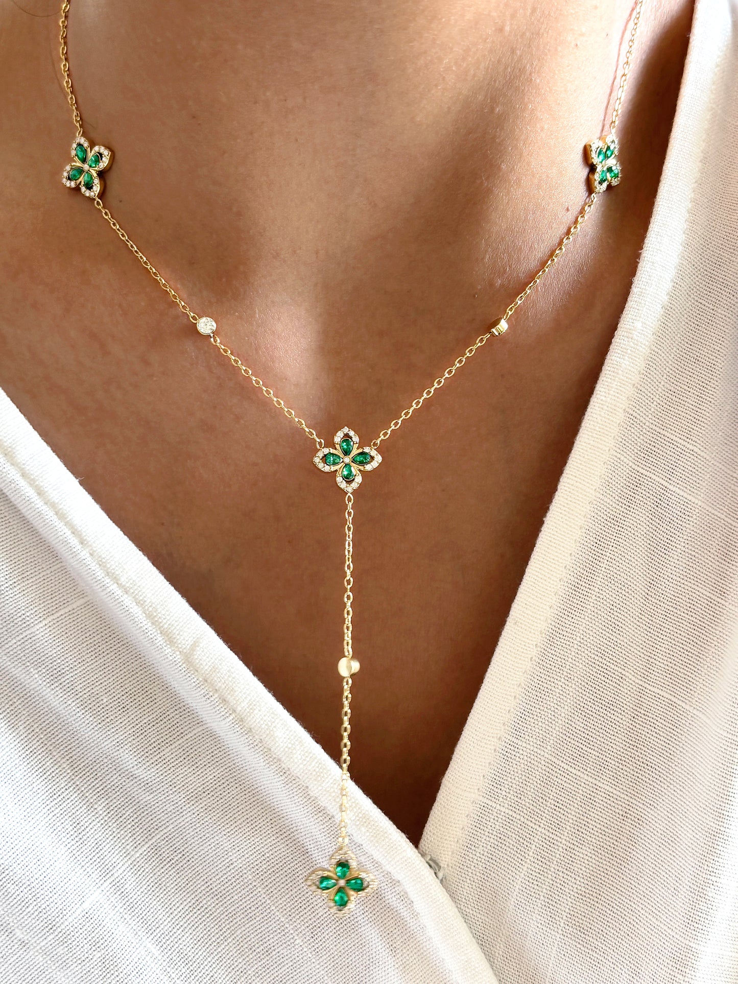 Samira Emerald Necklace