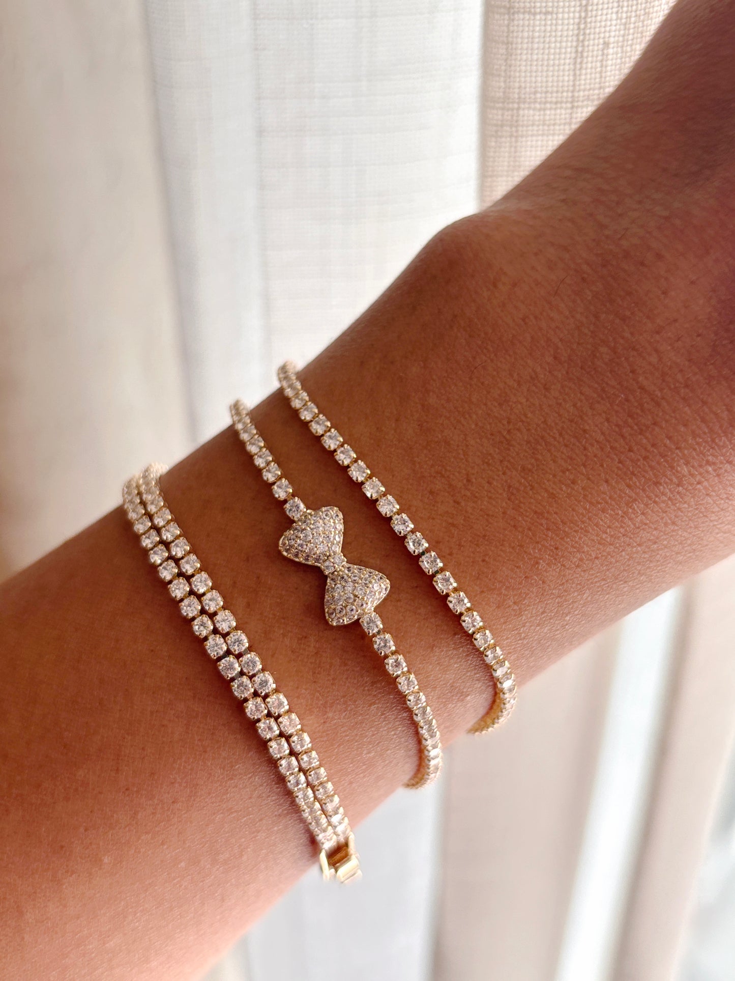 Double layer Tennis Bracelet