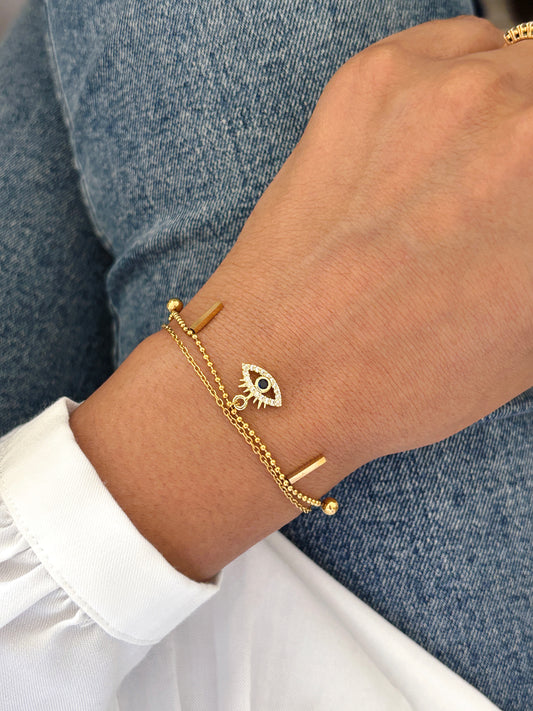 Evil Eye Stack Bracelet