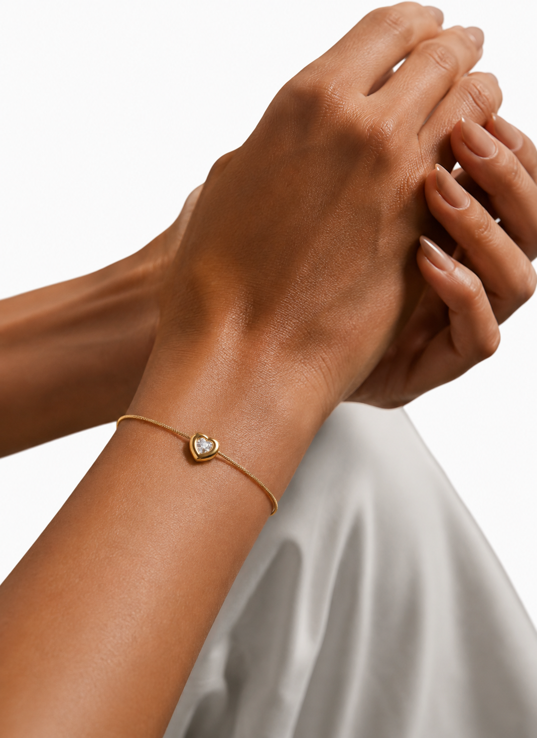 Diamond Heart Bracelet