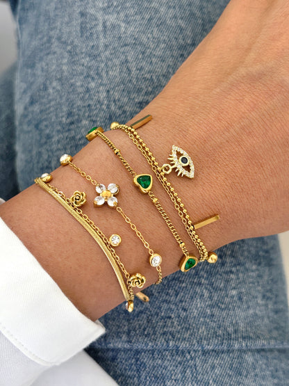 Evil Eye Stack Bracelet
