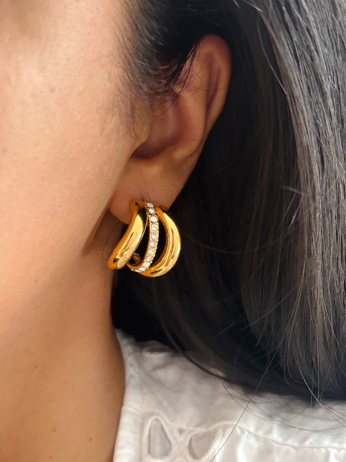 Chunky Diamond Studs