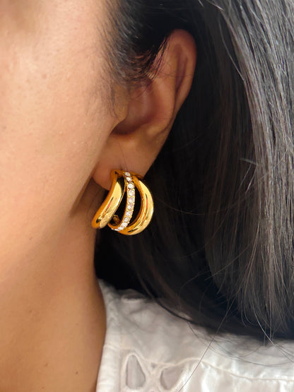 Chunky Diamond Studs