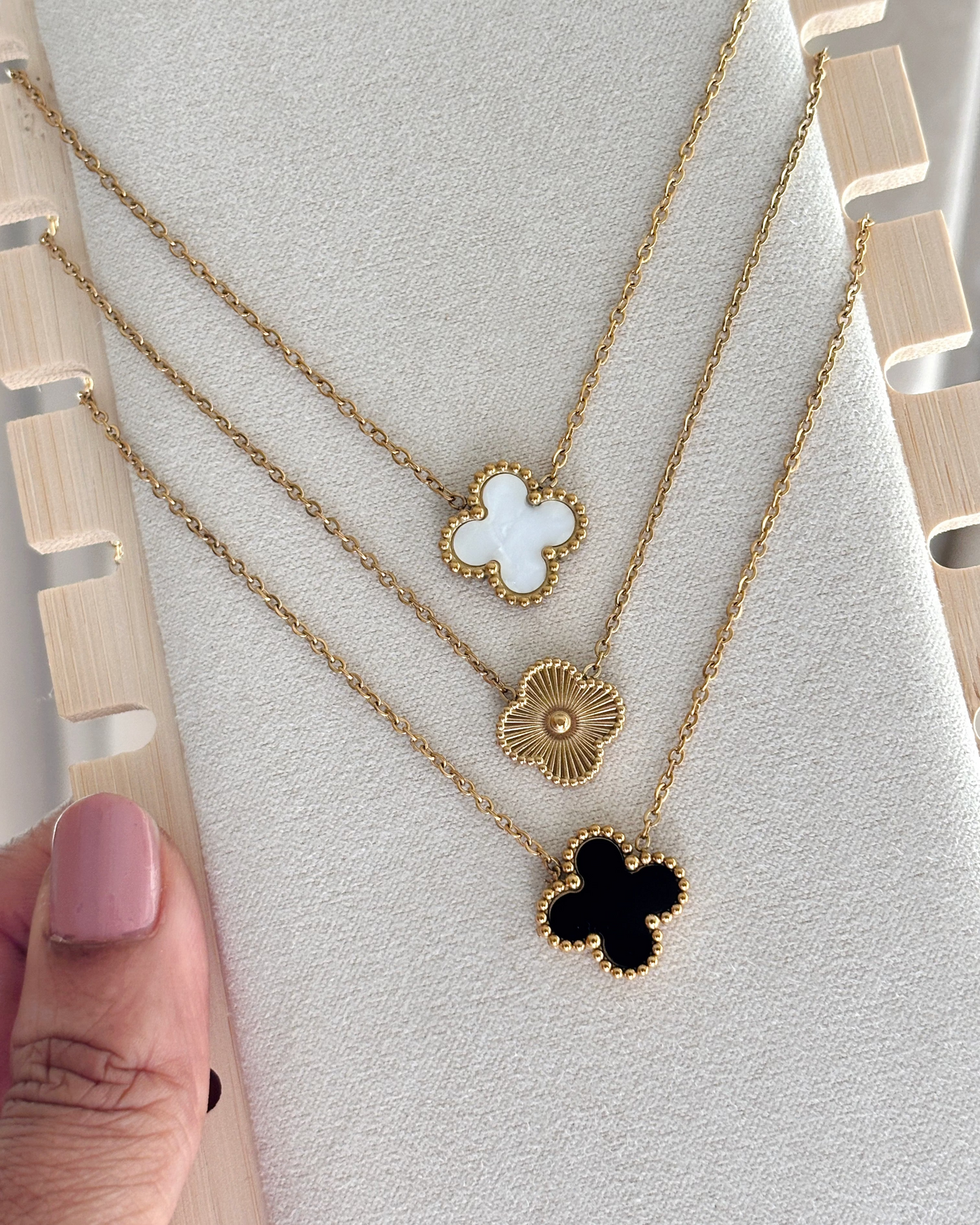 Gold Clover Pendant