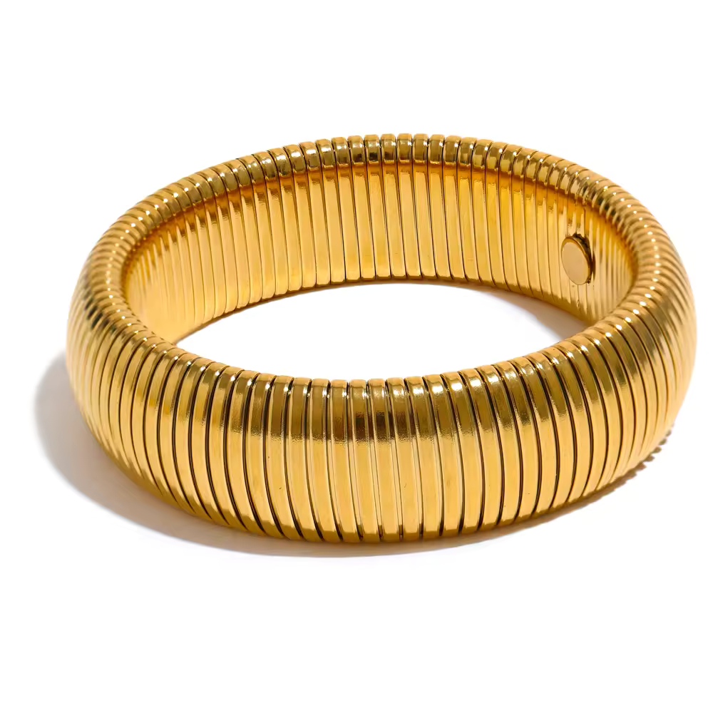 Flex Snake Stretchable Bracelet Gold