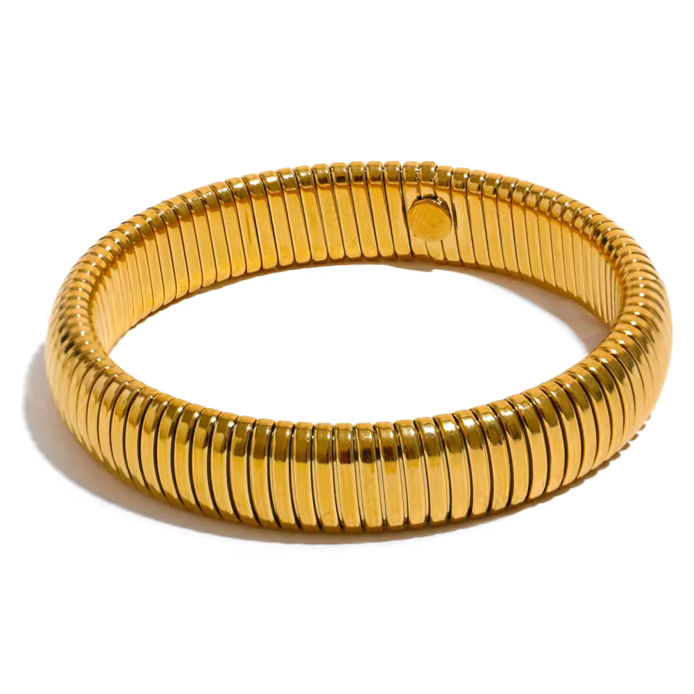 Flex Snake Stretchable Bracelet Gold