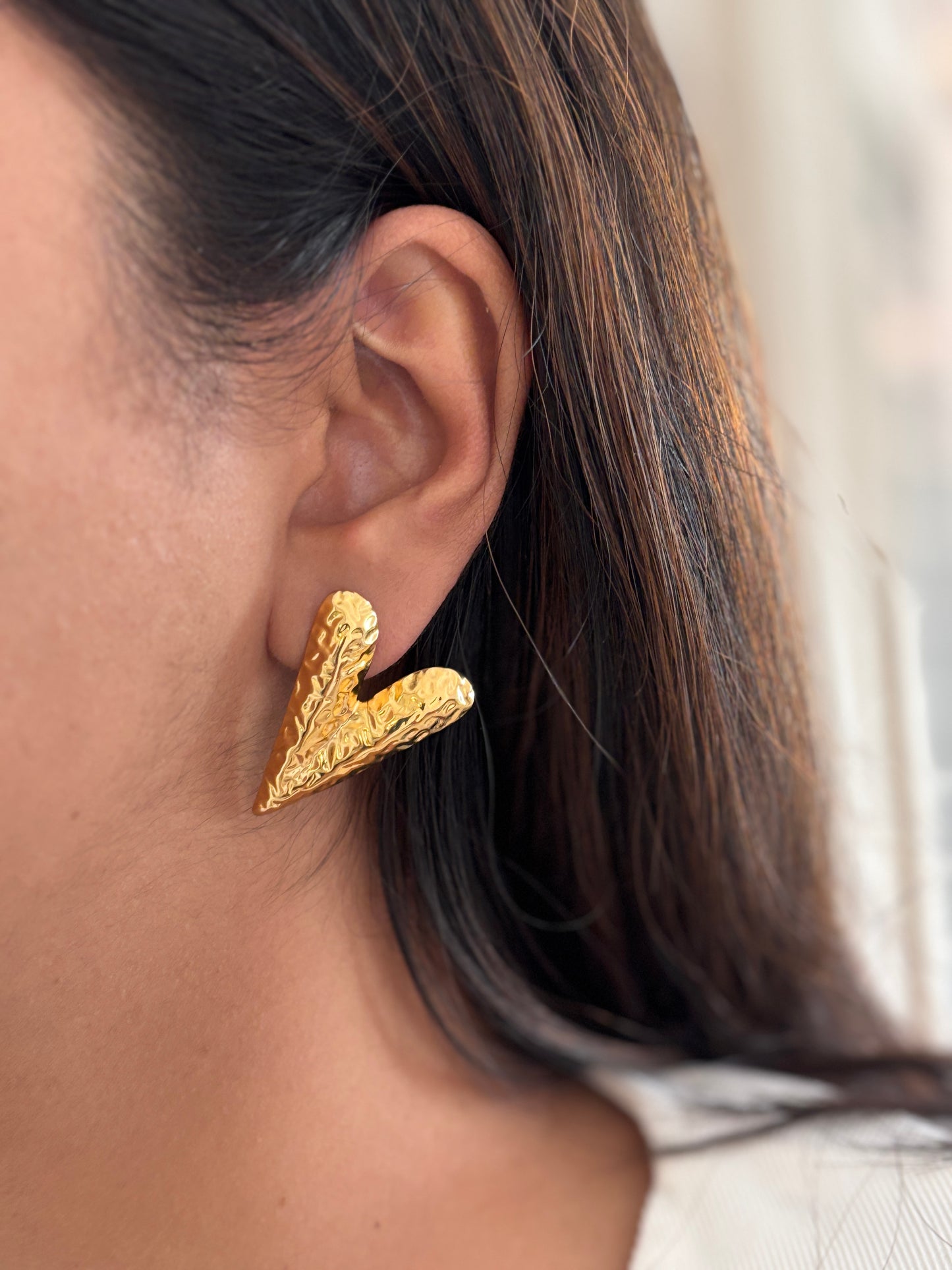 Silvia Heart earrings