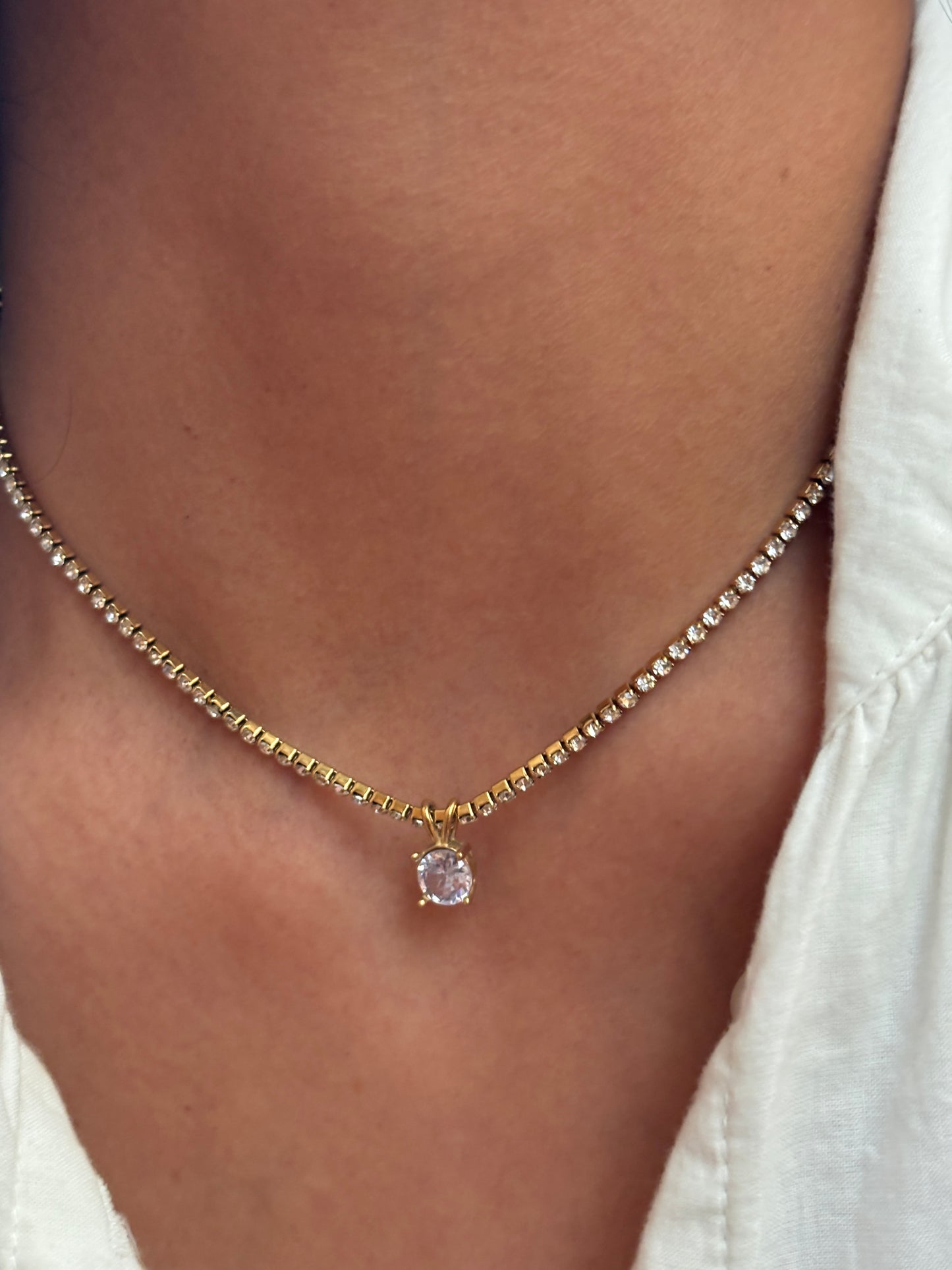 Diamond Icy Chain Necklace