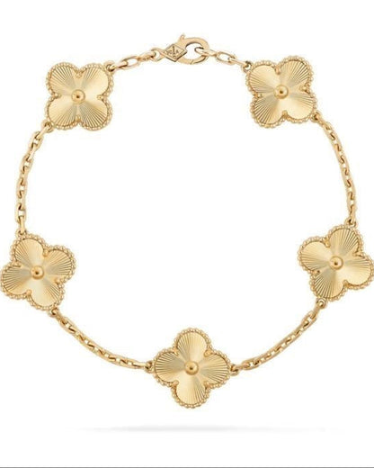 Gold Clover Bracelet