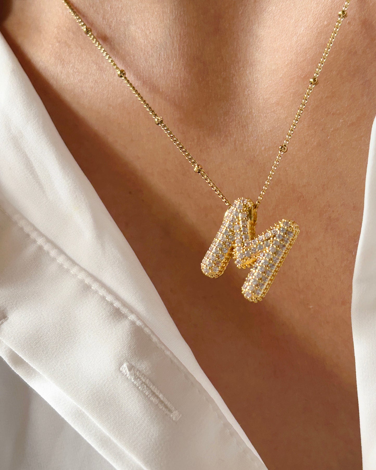 Icy Initial necklace