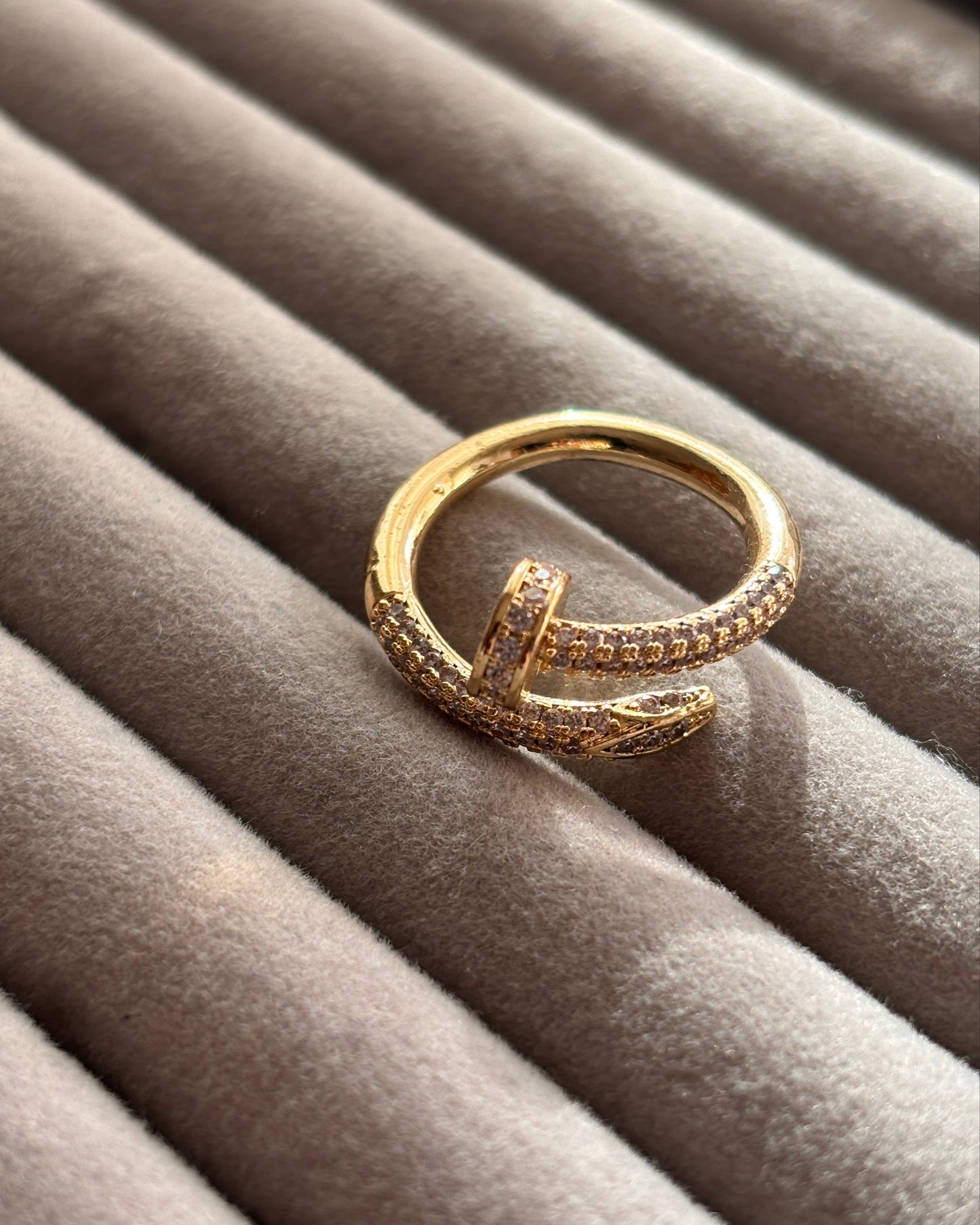 Diamond Nail Ring