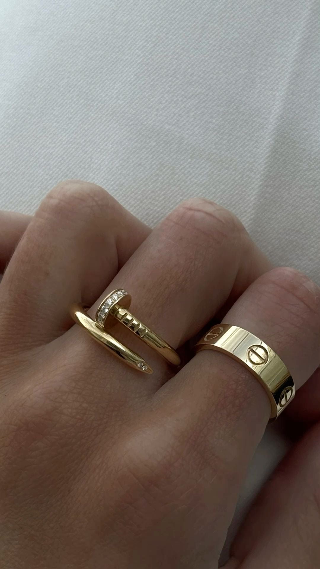 Diamond Nail Ring