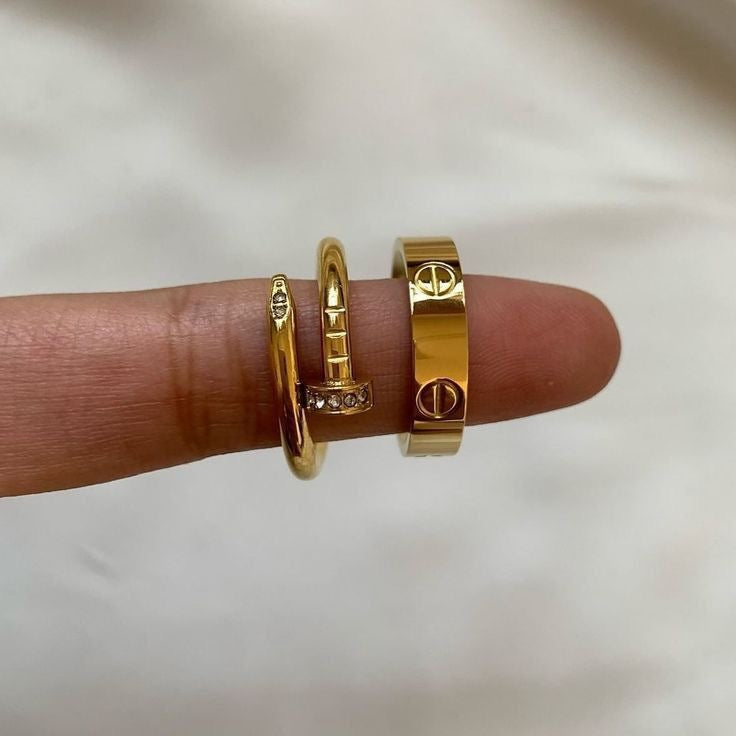 Diamond Nail Ring