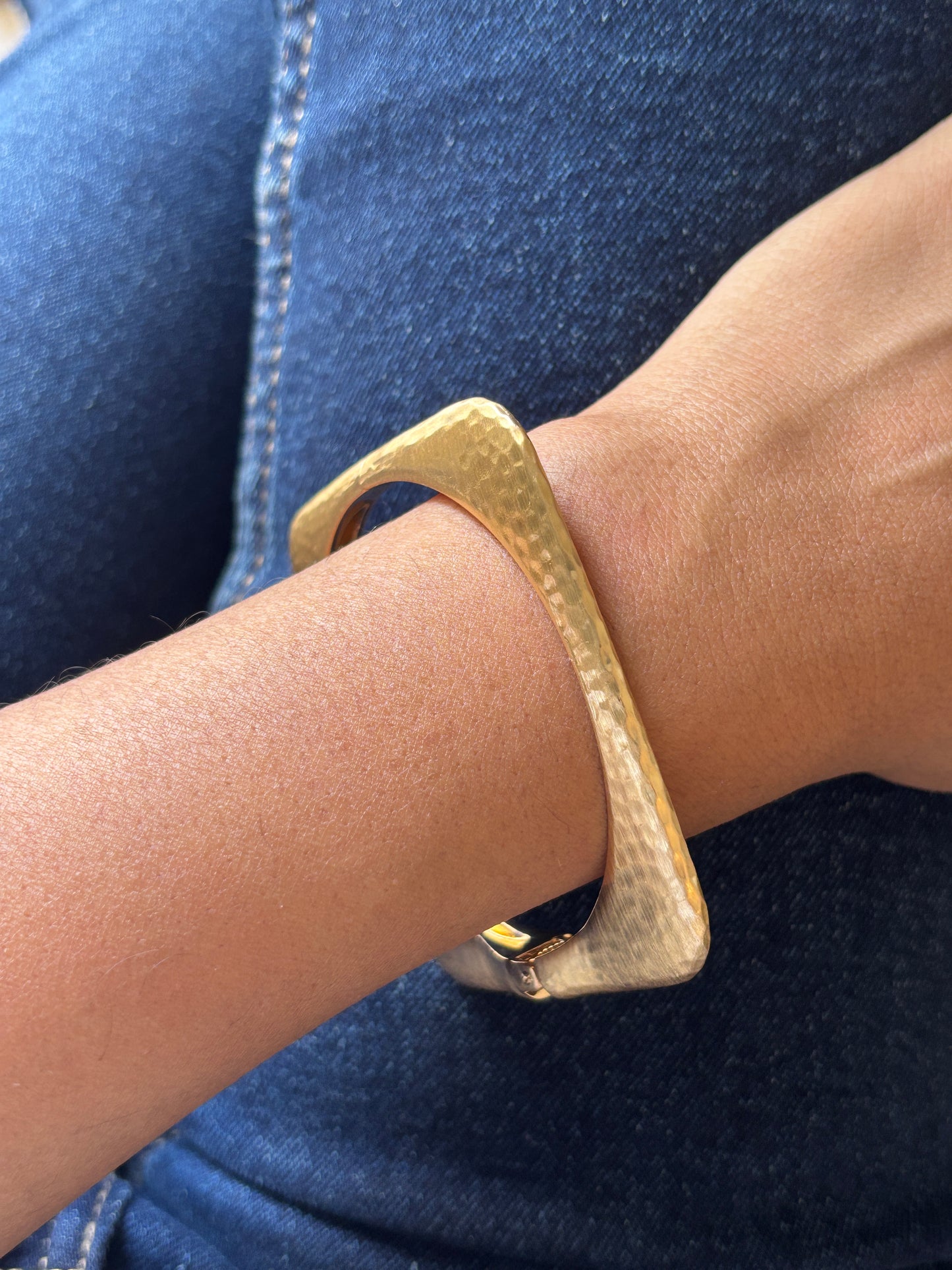 Hammered Sleek Cuff
