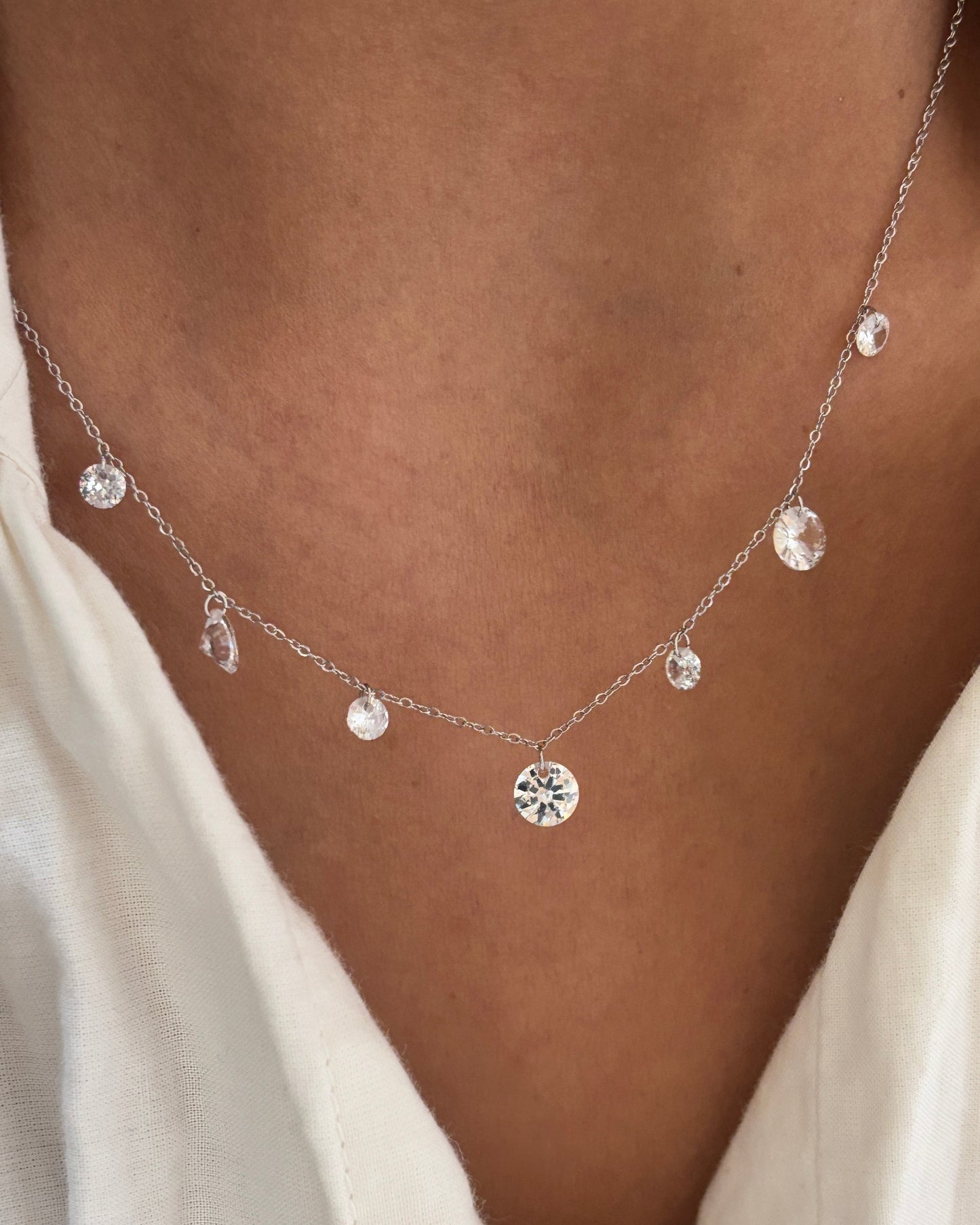 Diamond Charm Necklace
