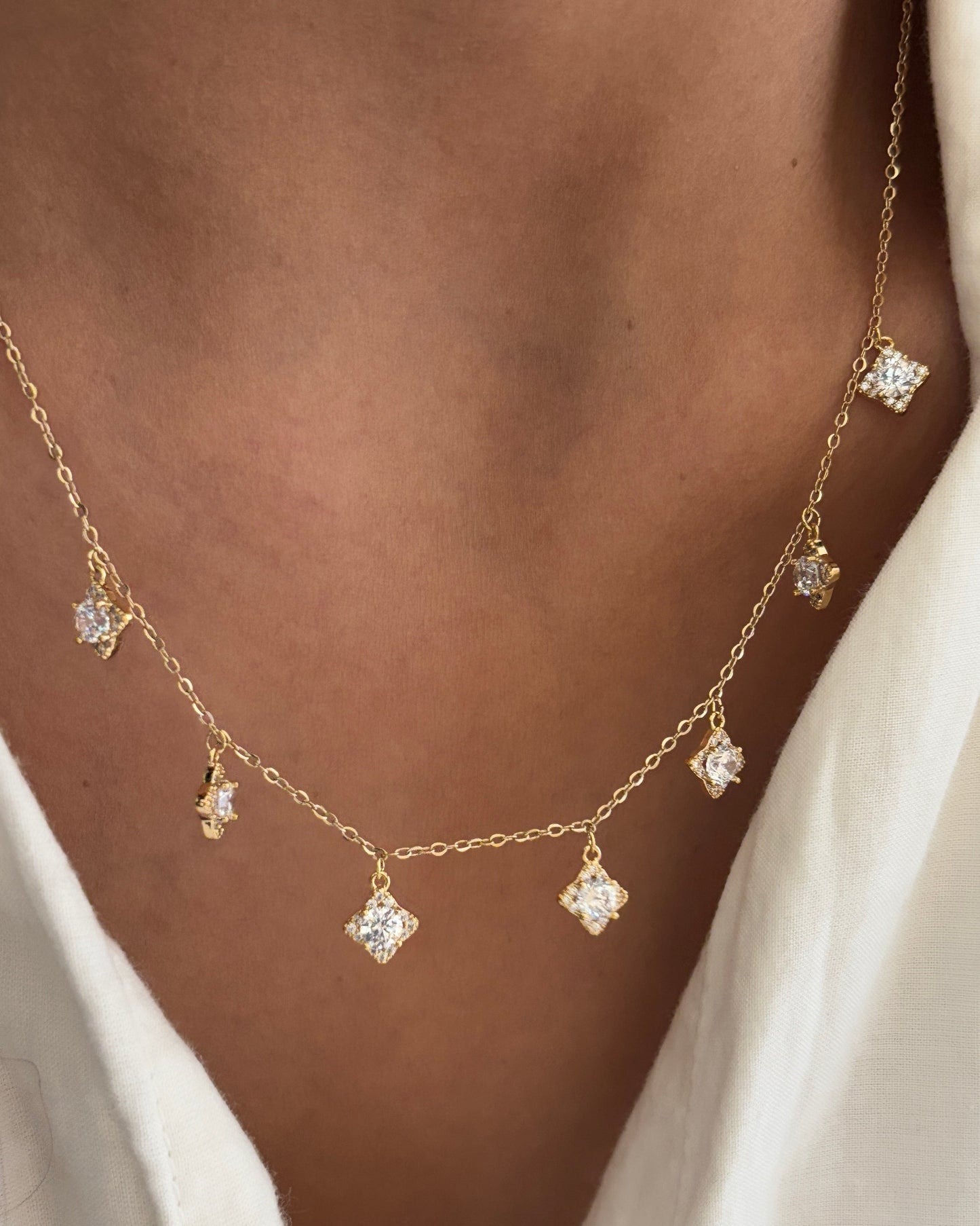 Tara Charm Necklace (Gold)