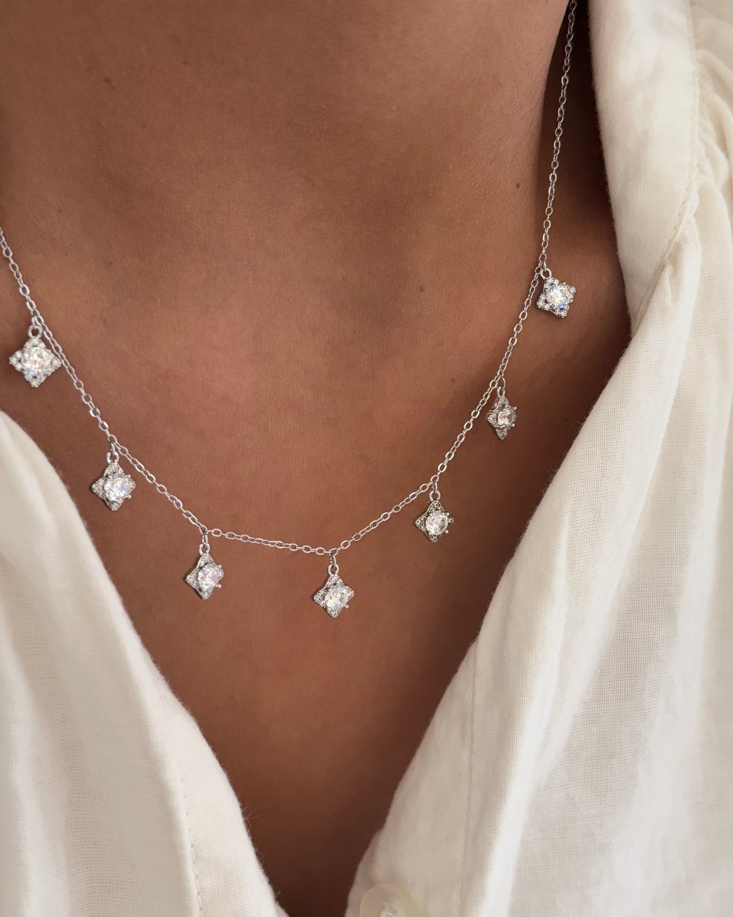 Tara Charm Necklace (Silver)