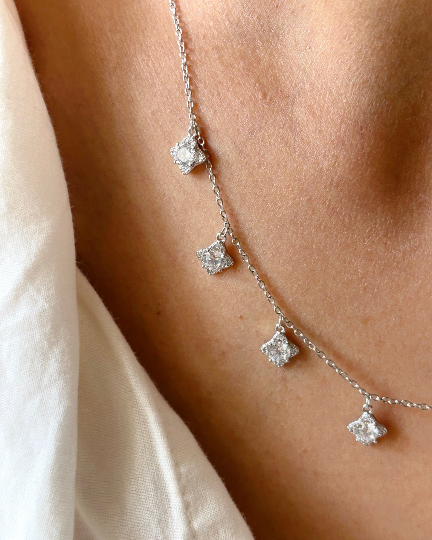 Tara Charm Necklace (Silver)