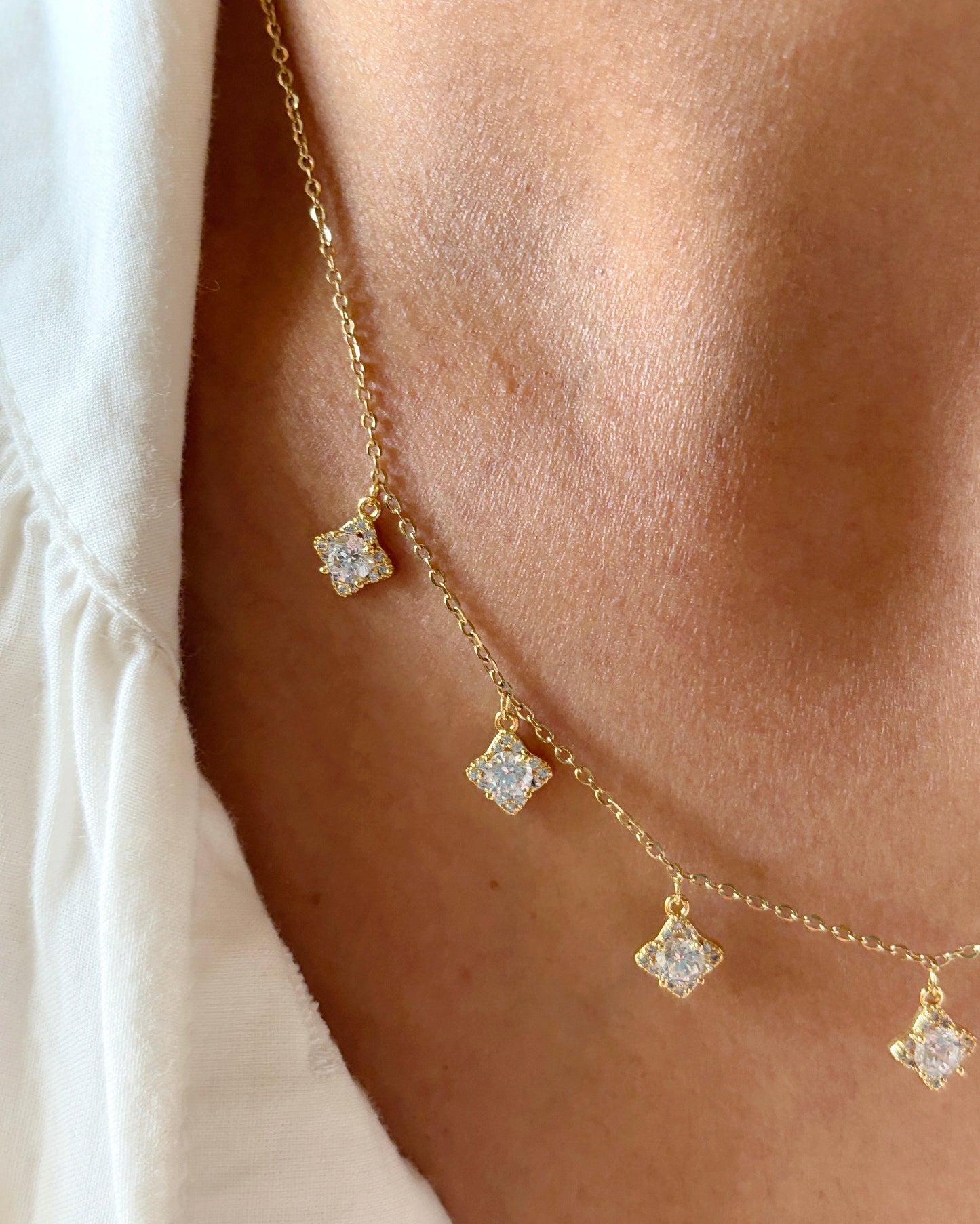 Tara Charm Necklace (Gold)