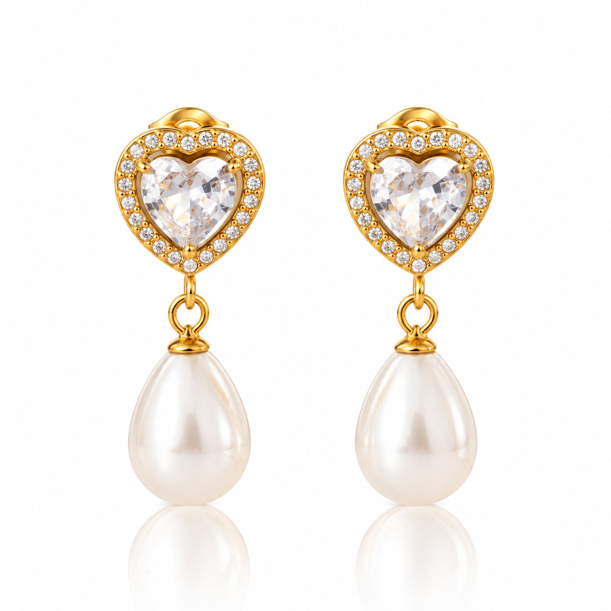 Polki Pearl Dangles