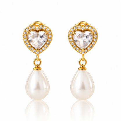 Polki Pearl Dangles