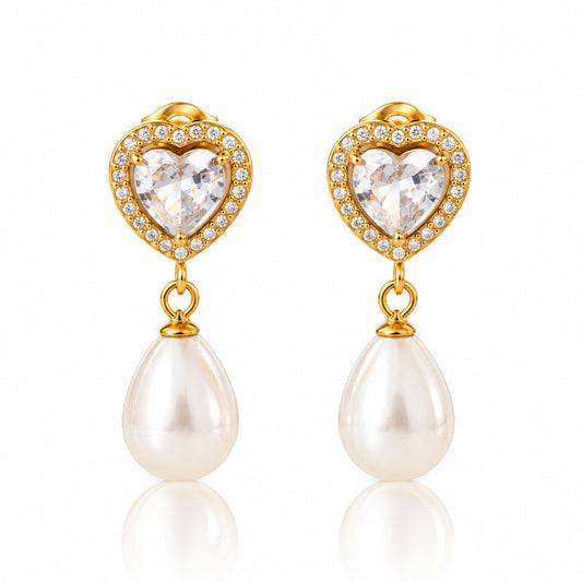 Polki Pearl Dangles