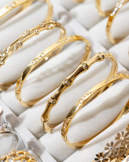 Diamond Bamboo Cuff