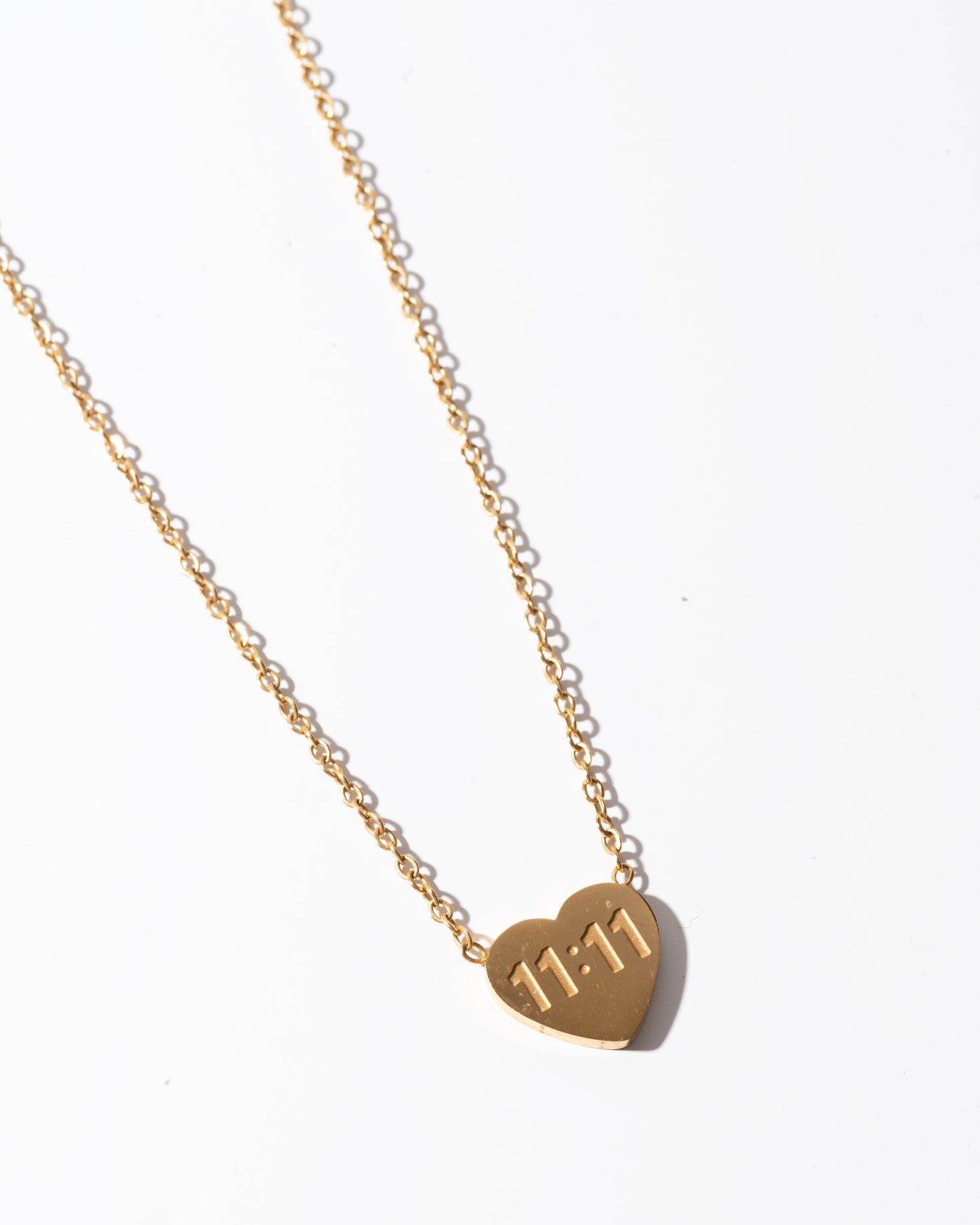 11:11 Heart Necklace