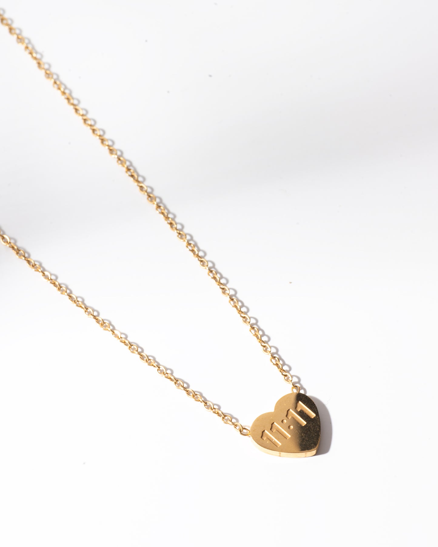 11:11 Heart Necklace