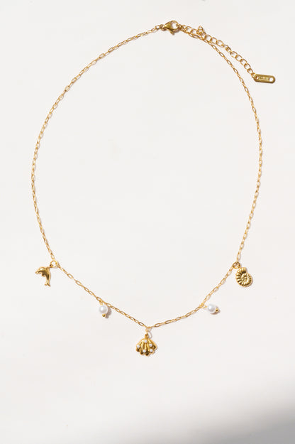 Pearlie Charm Necklace
