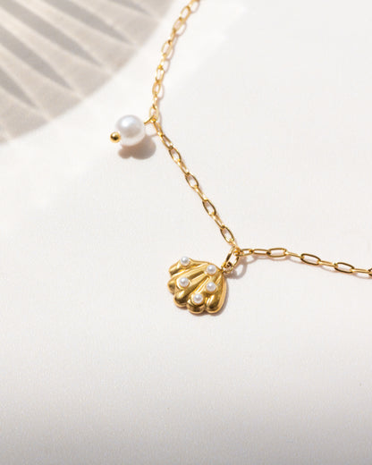 Pearlie Charm Necklace