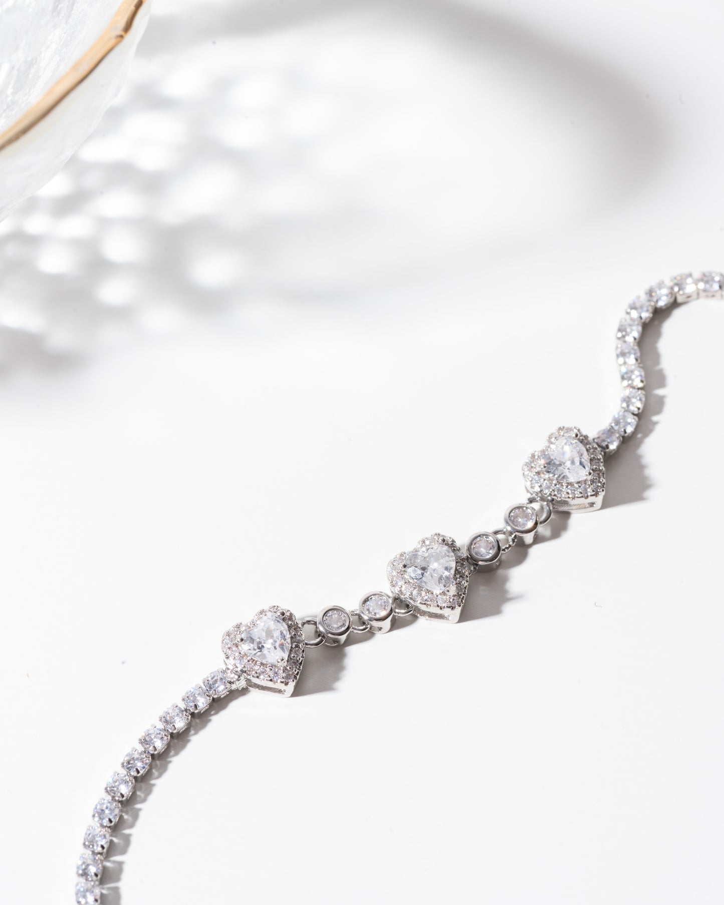 Audrey Heart Diamond Bracelet