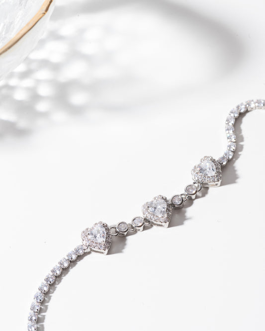 Audrey Heart Diamond Bracelet