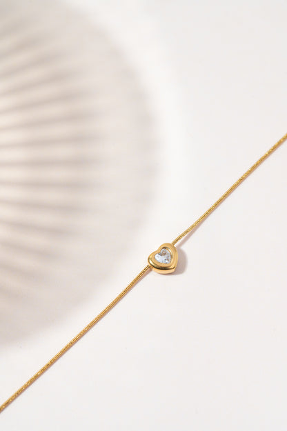 Diamond Heart Bracelet