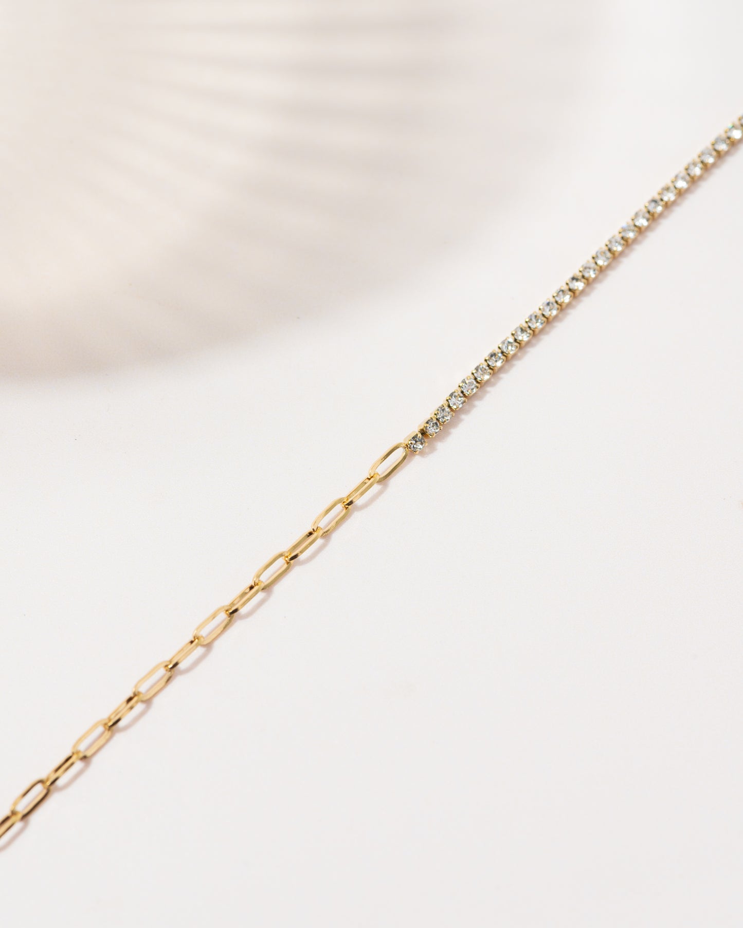 Paper Clip Tennis Bracelet