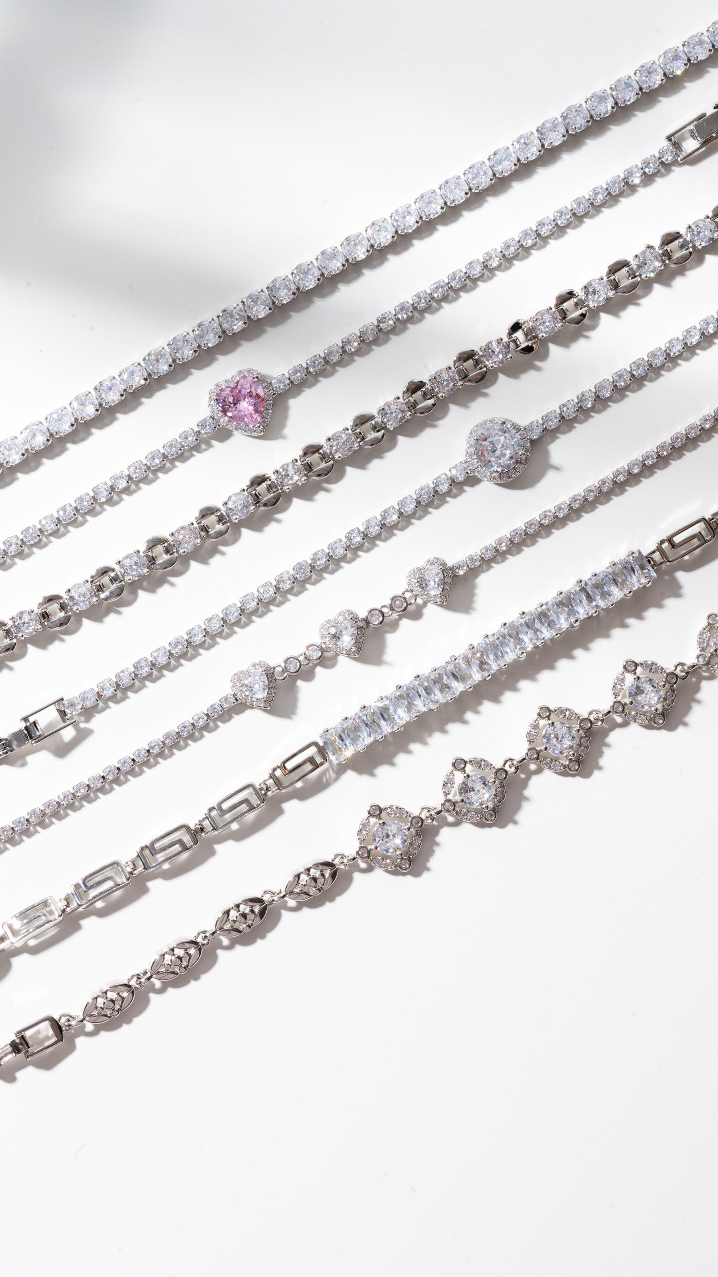 Audrey Heart Diamond Bracelet