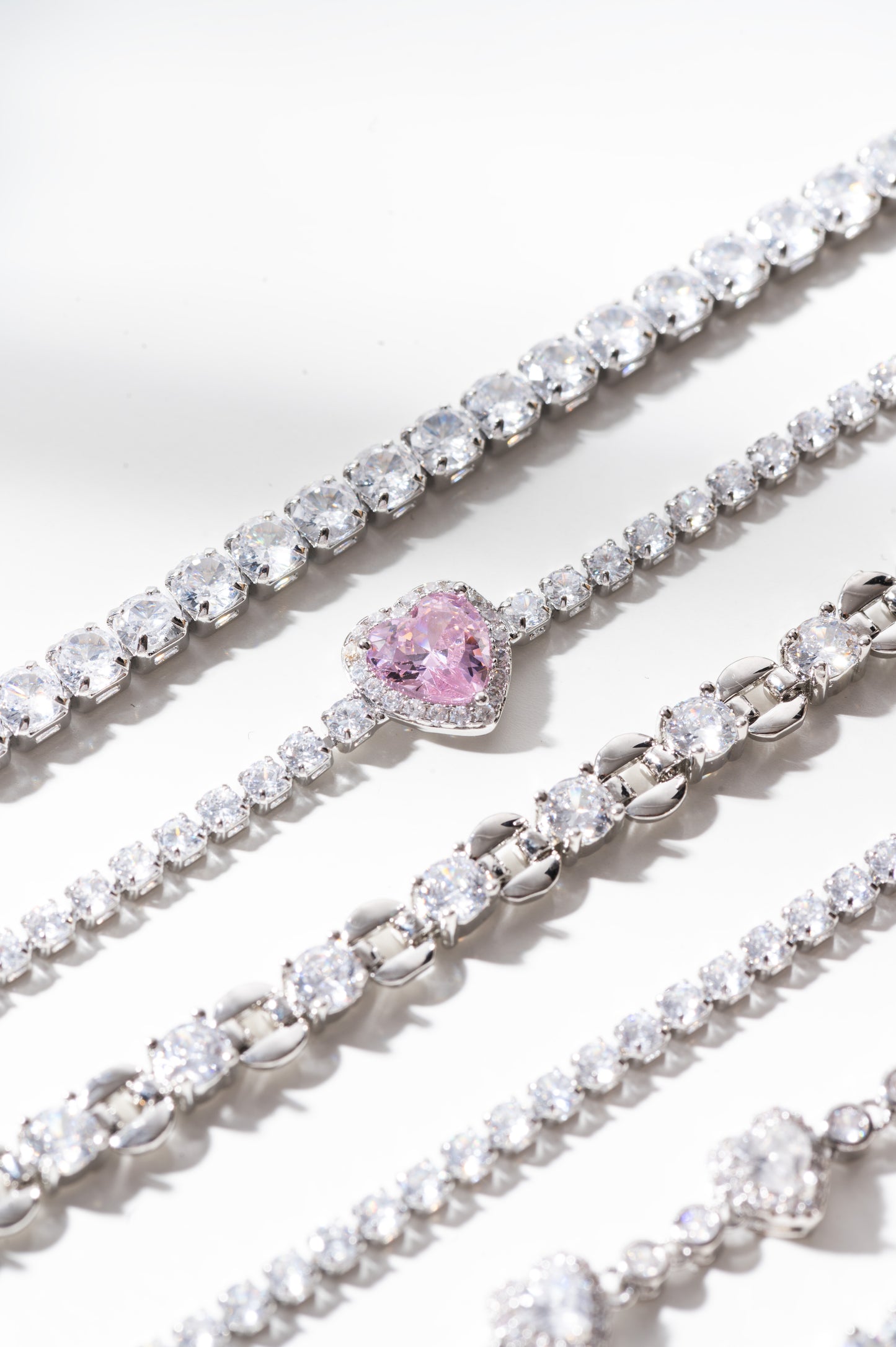 Cherry Blossom Heart Bracelet