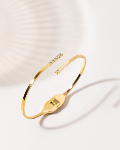 Sleek Diamond Cuff