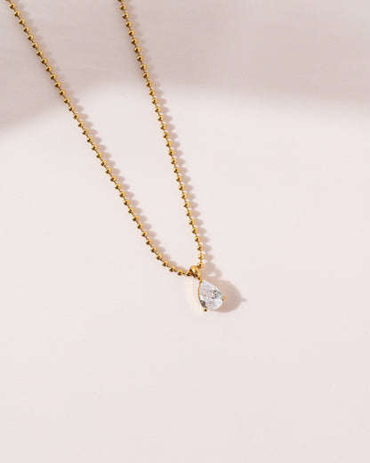 Pear Diamond Pendant