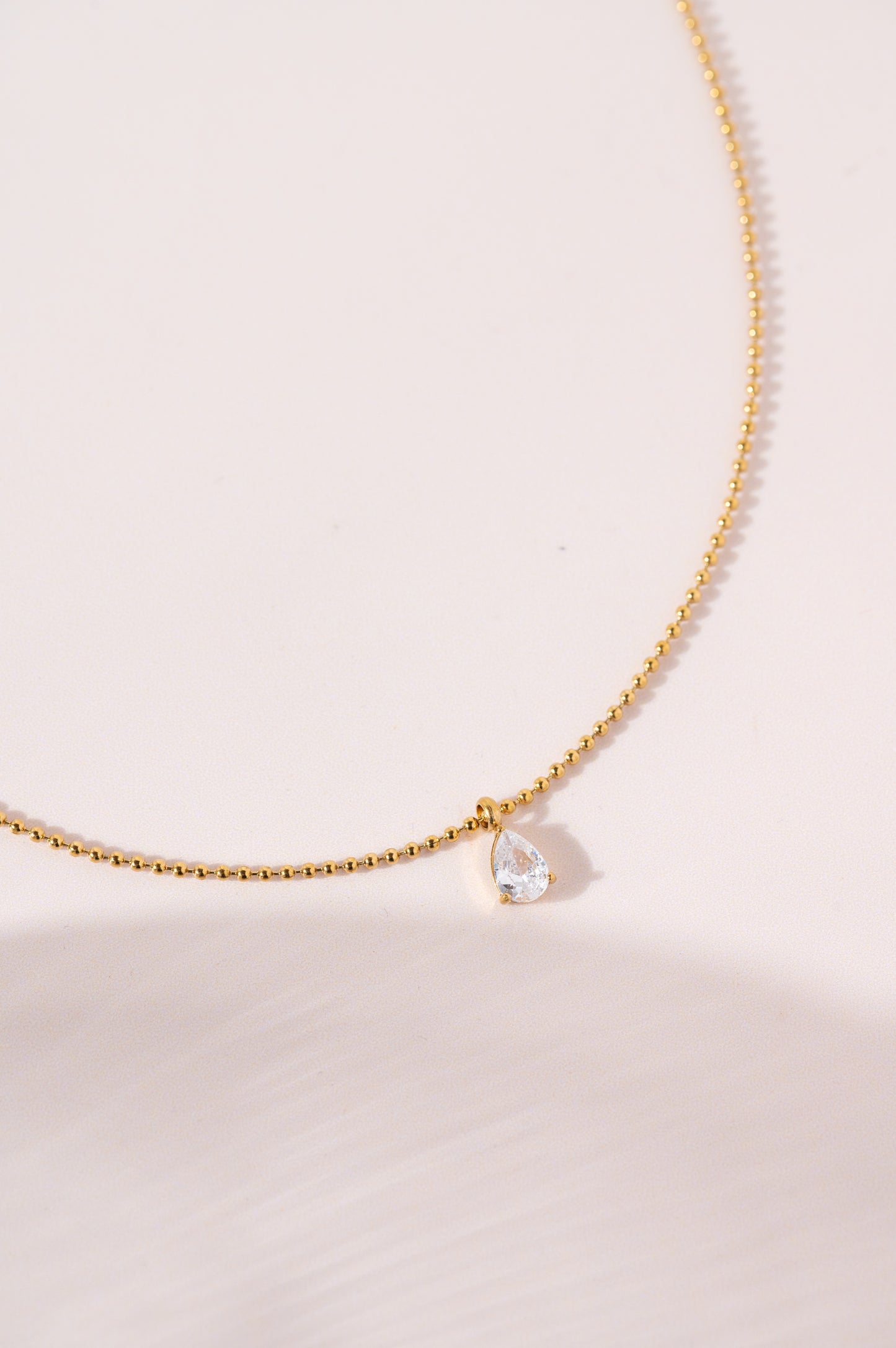 Pear Diamond Pendant