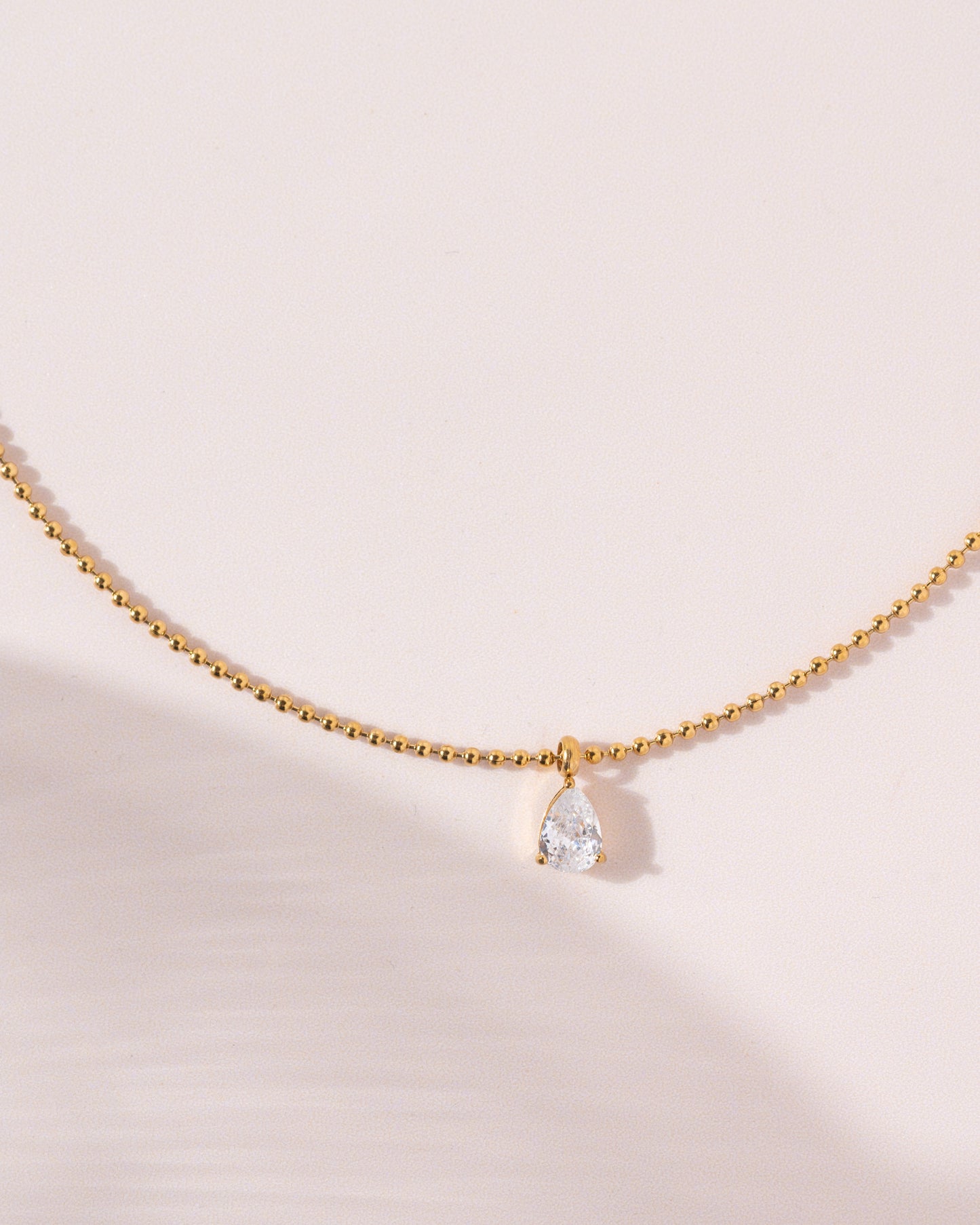 Pear Diamond Pendant