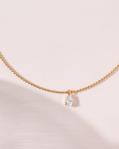 Pear Diamond Pendant
