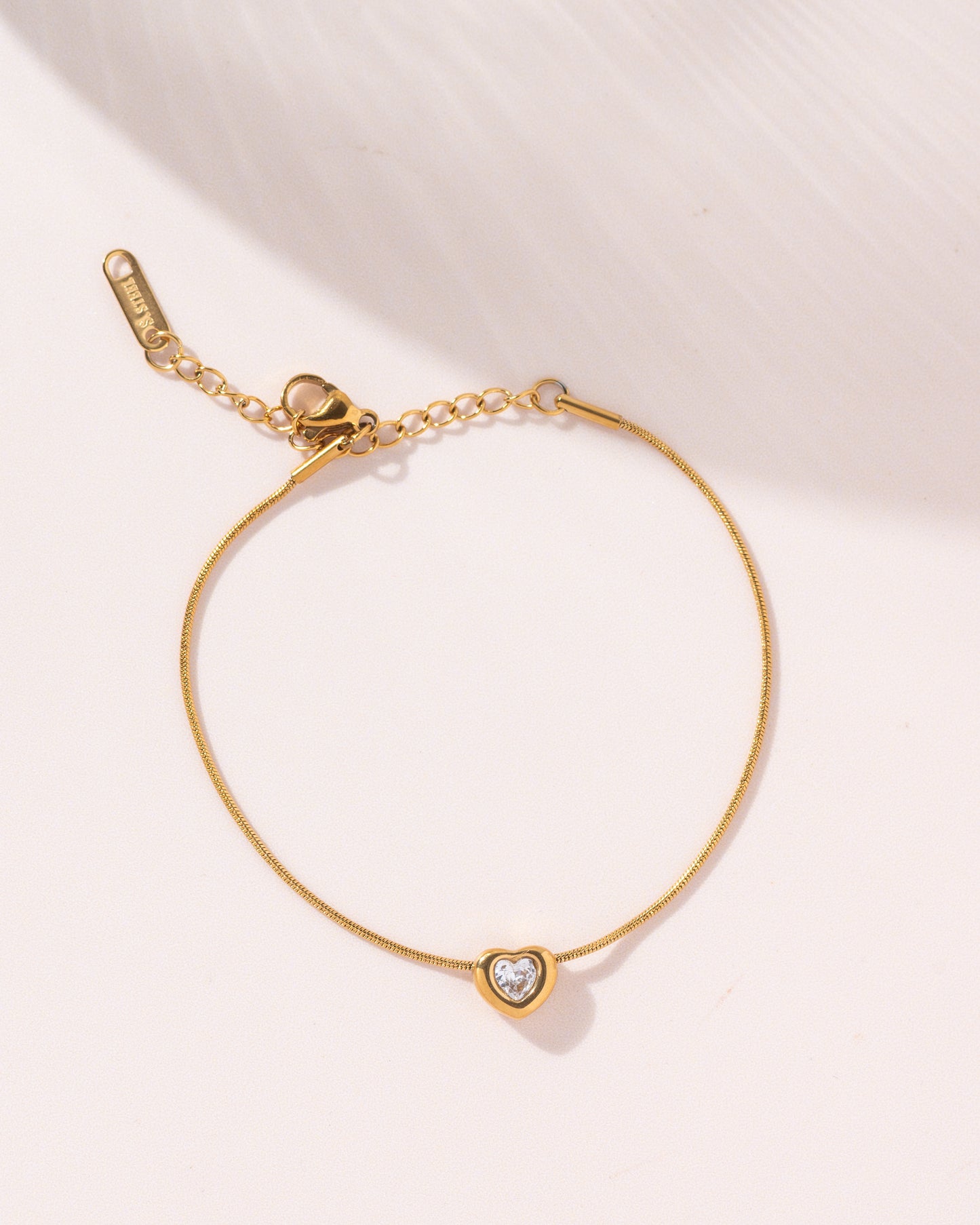 Diamond Heart Bracelet