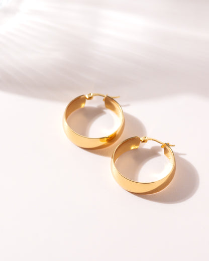 Chunky Gold Hoops