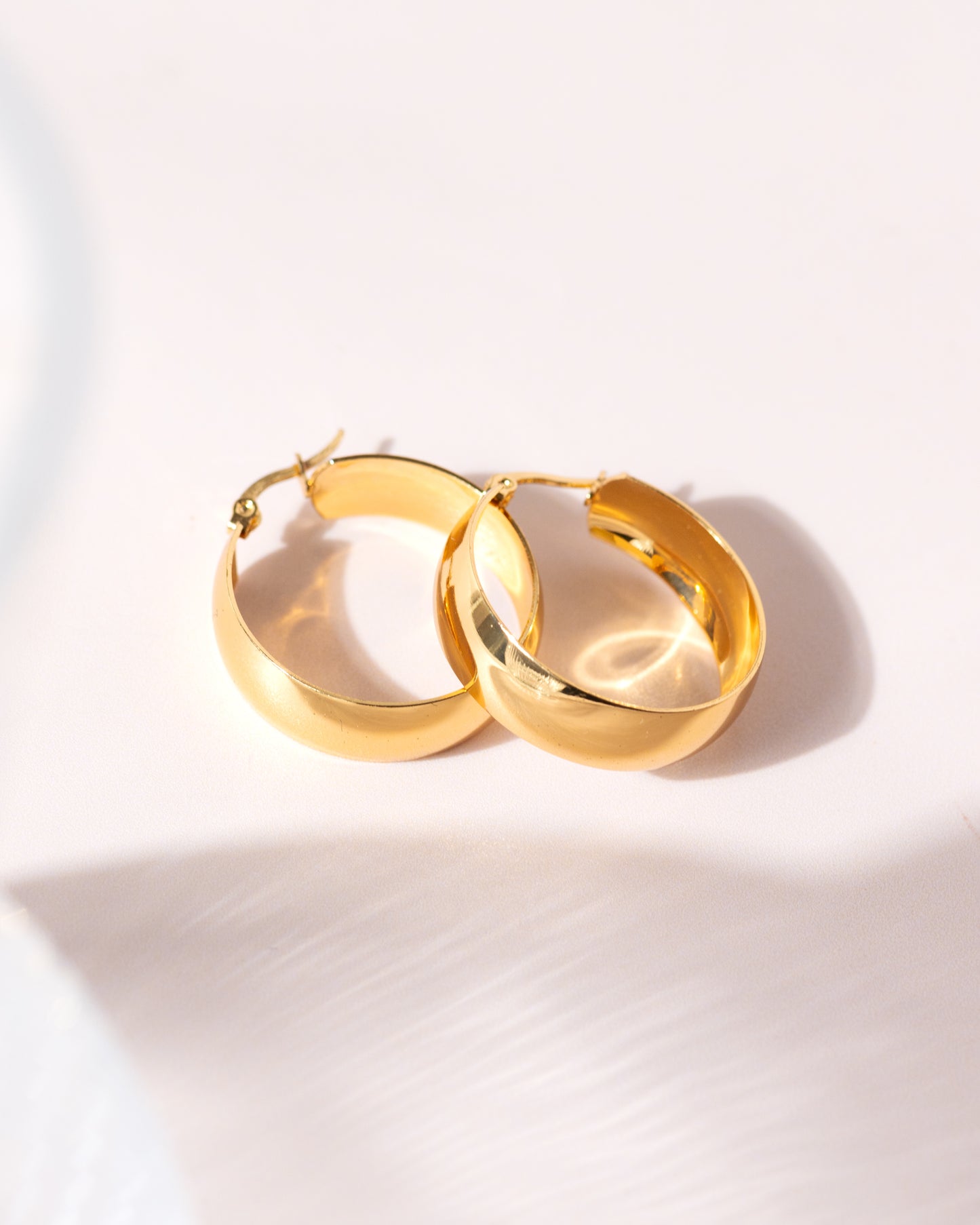 Chunky Gold Hoops