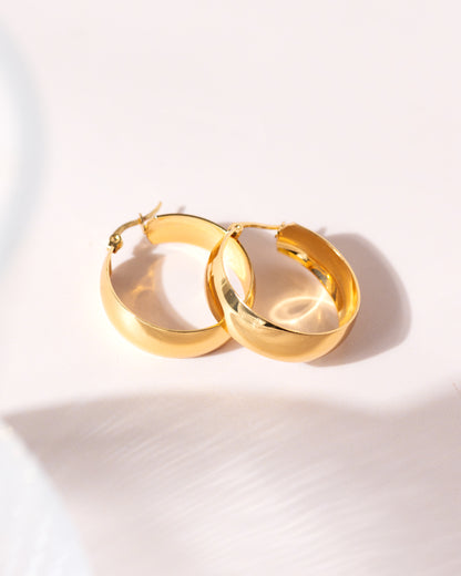 Chunky Gold Hoops