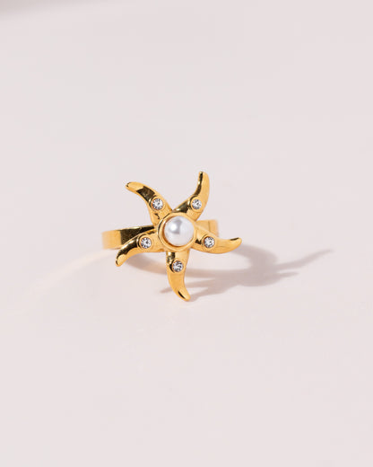 Pearlie Star Ring