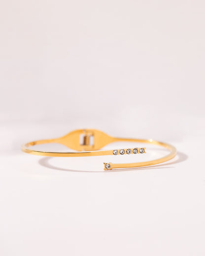 Sleek Diamond Cuff