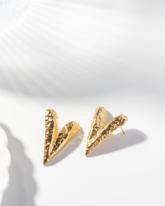 Silvia Heart earrings